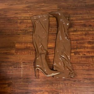 Steve Madden Thigh High Synthetic Stileto Boots Size 10